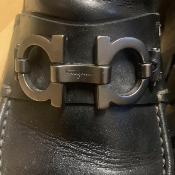 Salvatore Ferragamo Black Loafers - Picture 6 of 16